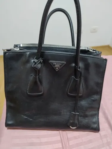 Bolsa Prada Couro Grande Original 