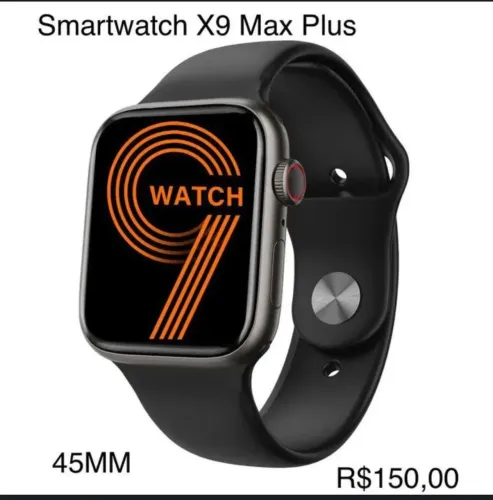 Smartwatch X9 Max Plus, unissex 