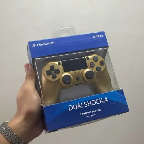 CONTROLE PS4 SONY, DOURADO 