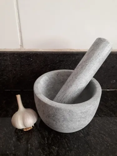 Pilão Em Pedra Cumbuca