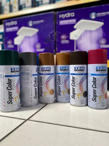 Tintas spray tekbond 300ml com variadas cores a partir de R$27,27