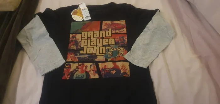 Camiseta Infantil Grand Player John