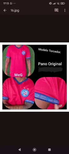 Camisa do Bahia Modelo Torcedor