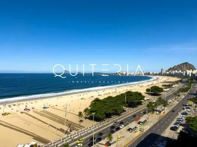 Cobertura Copacabana Avenida Atlântica piscina aquecida 4 suítes 2 vagas, 561 m²