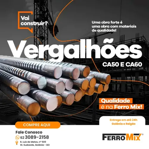 Ferragens para construção - Perfil Metalon, U Enrijecido e U Simples, Telha Metálica