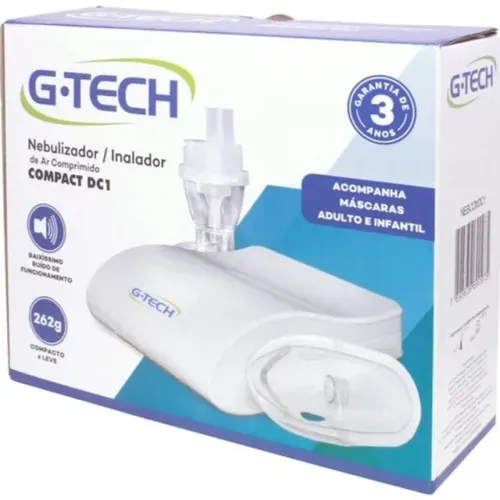 Inalador e Nebulizador g-tech DC1 - Compressor Bivolt Infantil e Adulto