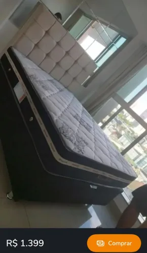 Cama box casal