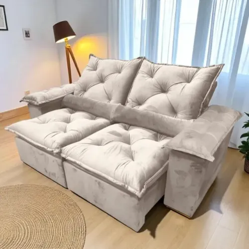 Sofá Retrátil e Reclinável Grécia 2,00 m Produto Novo Pronta Entrega!