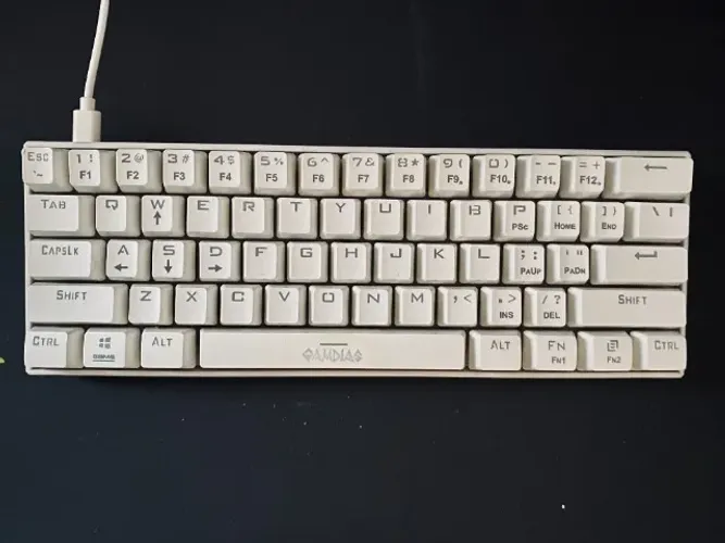 Teclado Mecânico Branco Gamdias Hermes E3 RGB