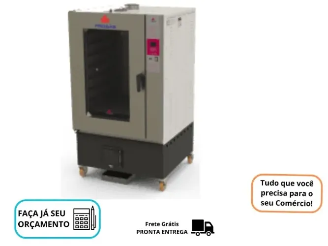 Forno Turbo 10 Esteiras a Lenha Venâncio 220v 