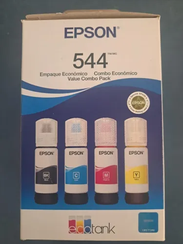 KIT TINTA DE IMPRESSORA EPSON 544 NOVO LACRADO FRETE GRÁTIS PARA MACEIÓ