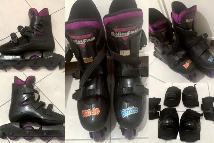 Patins in-line lilás 37/38