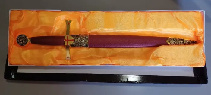 ADAGA TEMPLÁRIA ESPANHOLA ORIGINAL DE TOLEDO - ESPANHA