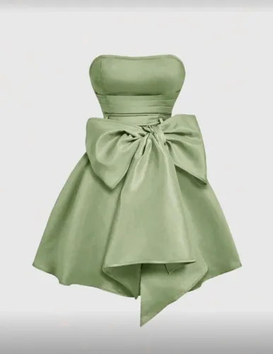 Vestido de festa verde seminovo tam P