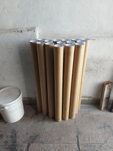 100 Tubos de papelão para projetos e artesanato