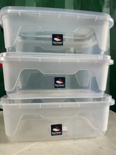 Caixa Organizadora Transparente Rischioto - 3 Peças