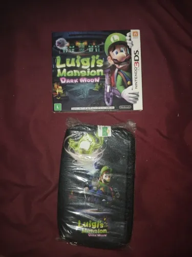 Jogo de Nintendo 3DS Luigis Mansion 2 - Dark Moon - Edicao Nacional c/luva e Case 