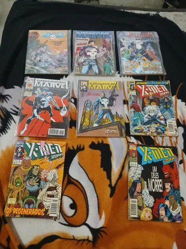 Coleçao de HQs Marvel (Justiceiro e X-Men)
