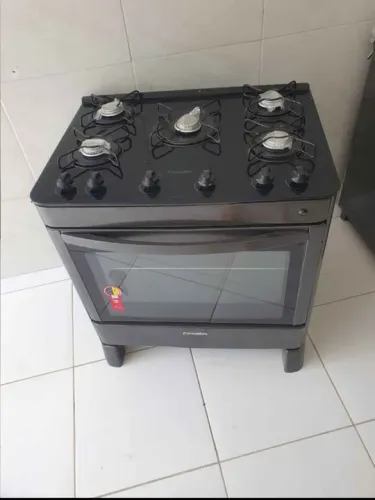 Fogão 5 bocas mesa de vidro