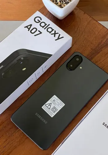 Samsung A07 - Black - 128Gb + Entrega Grátis