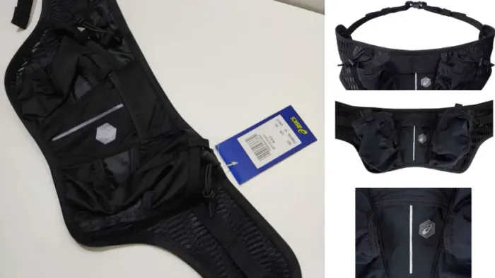 Pochete de Hidratação Asics Bottle Pouch Unissex ZWB4038-90 - Tam Único - Original e Novo