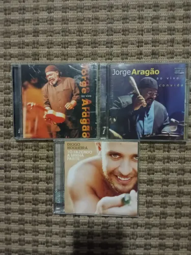 4 CDs de Samba e Pagode - Jorge Aragão , Diogo Nogueira, Alexandre Pires