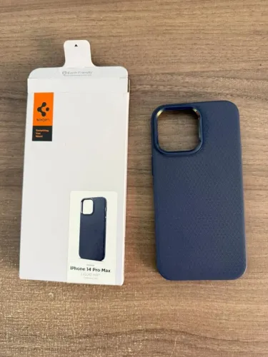 Capa Spigen Liquid Air Navy Blue - IPhone 14 Pro Max