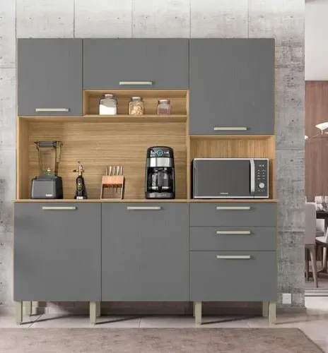 Armário de Cozinha Ferrara 6 Portas e 2 Gavetas Novo fazemos entrega