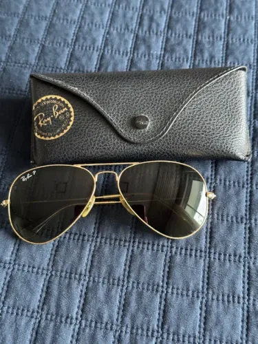 Óculos de sol Ray-Ban Aviator Classic (lentes polarizadas)