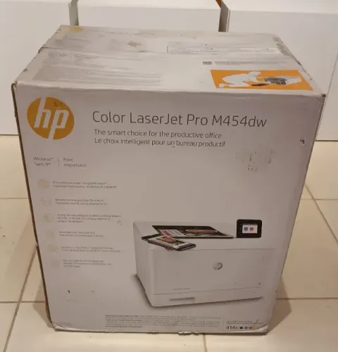 Impressora Laser Colorida Wireless - HP LaserJet Pro M454DW