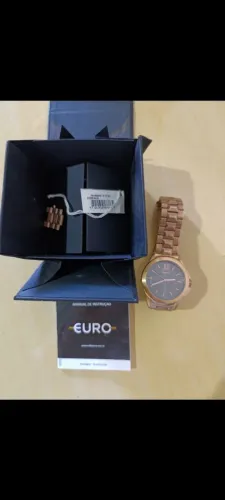 Relógio Euro Rose Gold - Elegância e Sofisticação