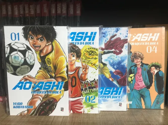 Aoashi - Craques da bola Vol.  1,2,3 e 4