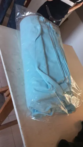 14 metros de Tecido Moletinho Azul Claro