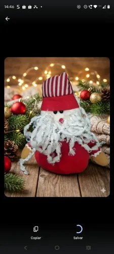 Papai Noel de pelúcia