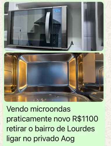 Microondas veja o modelo nas fotos . 
