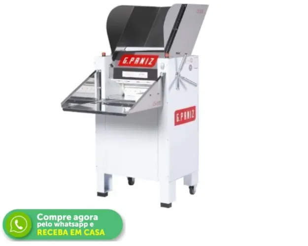 Cilindro de Massa G.Paniz Bandeja Em Aço Inox Monofásico 14KG