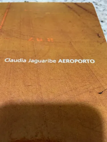 Livro Aeroporto-Cláudia Jaguaribe!