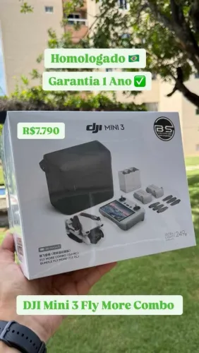 DJI Mini 3 Fly More Combo - Novo - Garantia