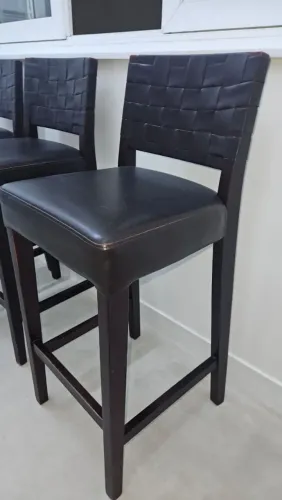 Conjunto banqueta alta Tok Stok (3 unidades) 69x30x39cm