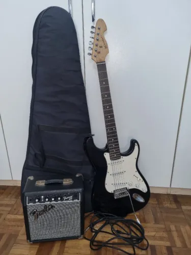 Guitarra Michael- Amplificador Fender- Conjunto