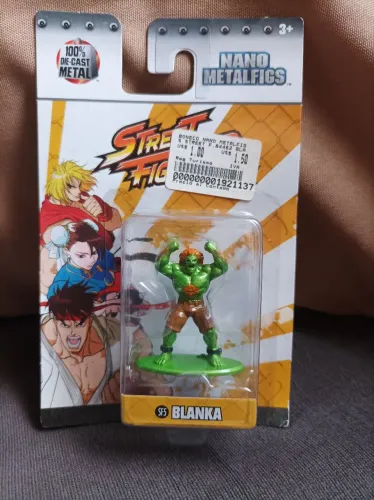Street Fighter Blanka Nano Metalfigs original lacrado
