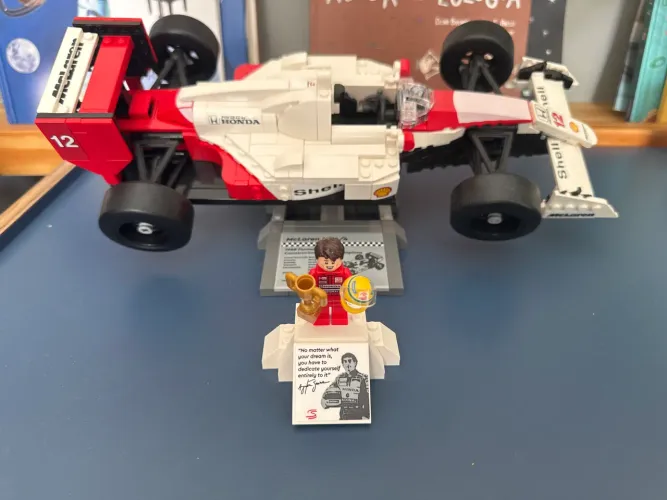 LEIA A DESCRIÇÃO! Lego Mclaren Senna completo com caixa e manual