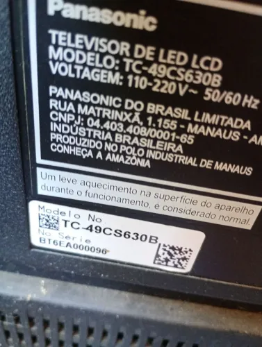 TV Panasonic 49 200RS