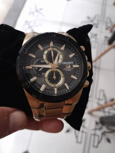 Relogio Orient dourado