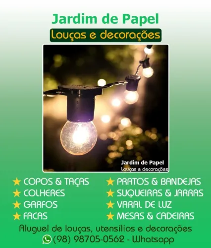 Varal de luz para alugar, luzes para aluguel, iluminação