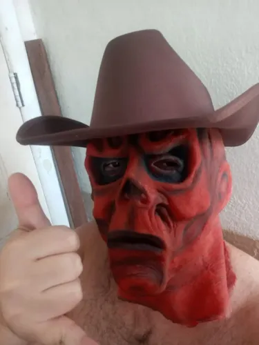 Mascara silicone top caveira 