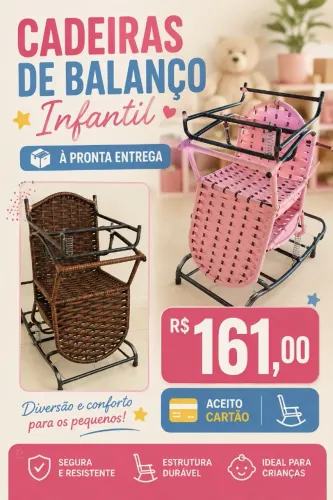 CADEIRA BALANÇO INFANTIL