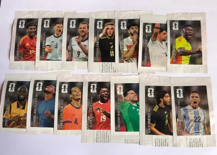 Figurinhas coca-cola originais Panini Copa do Mundo de 2026 figurinha coca cola