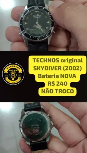 RELÓGIO TECHNOS ORIGINAL