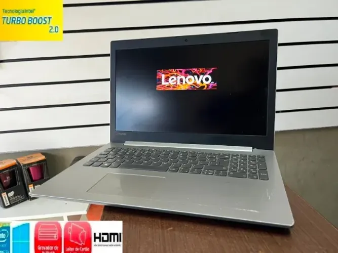 Notebook Lenovo 320 | Core i3 7a + 4 Ram SSD SATA 120 |Tela Slim 15.6 Só Hoje por Preço